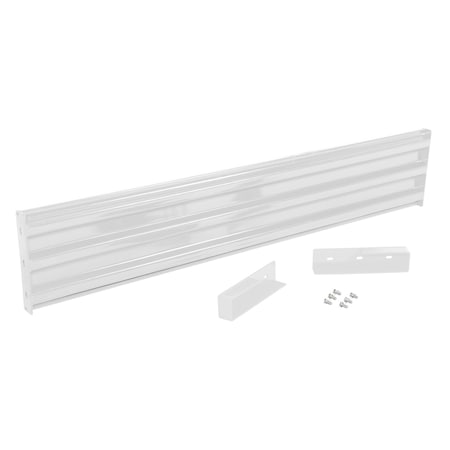 Vestil Drop-In Style Guard Rail 7 Ft White GR-F3R-DI-7-WT